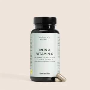 Jern- og C-vitamin-kapsler